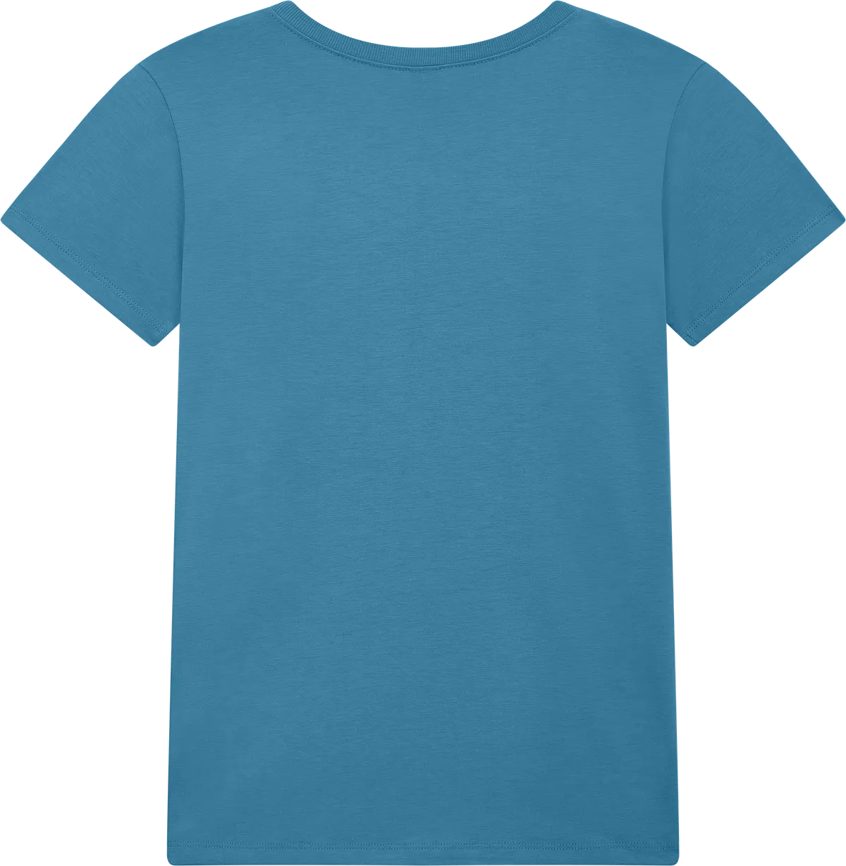 BAM02-PET2 - Bamboo Women's Jersey T-shirt - Petrol Blue