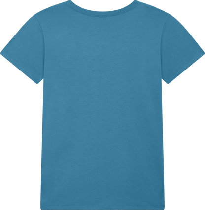 BAM02-PET2 - Bamboo Women's Jersey T-shirt - Petrol Blue