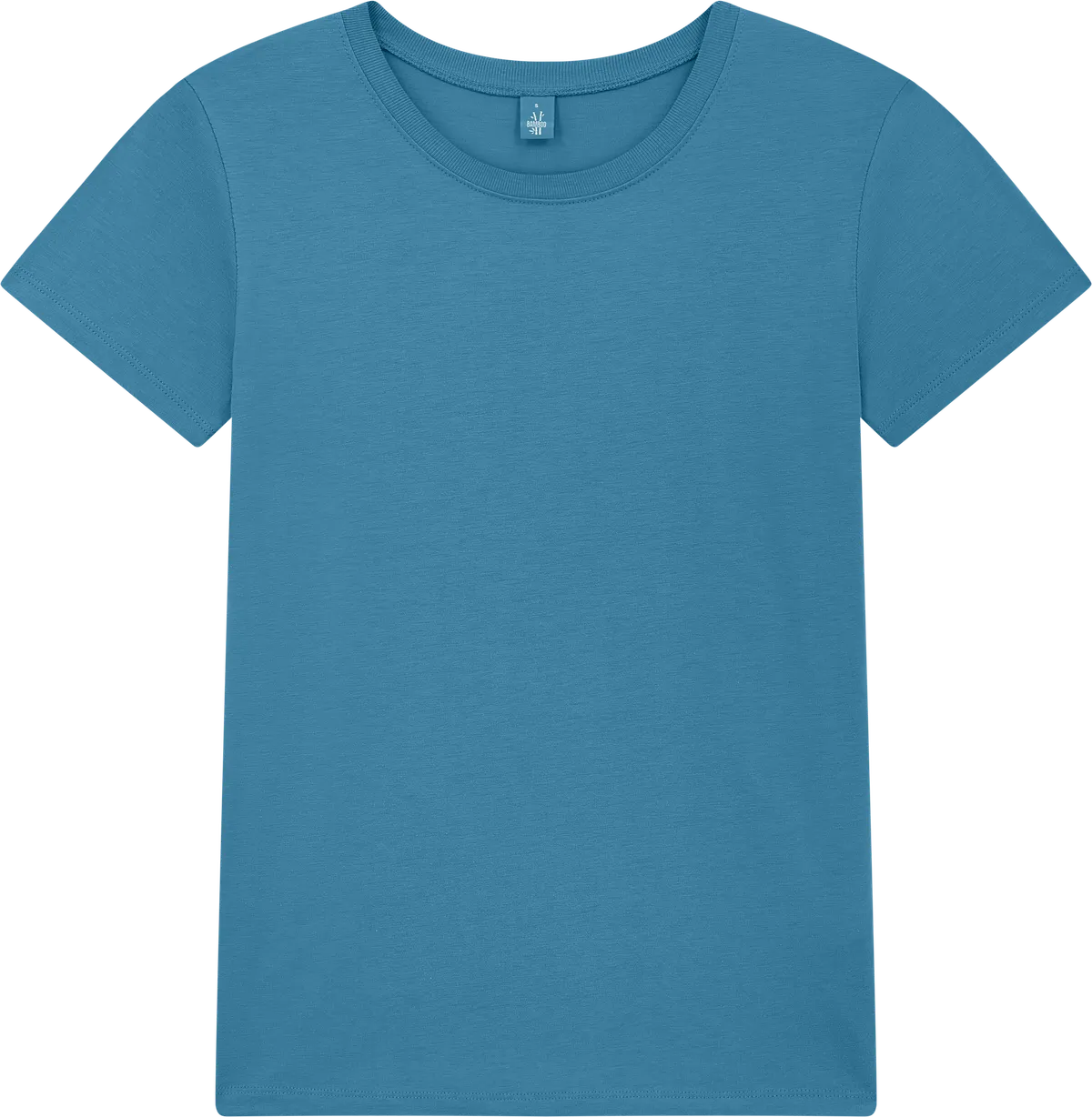BAM02-PET4 - Bamboo Women's Jersey T-shirt - Petrol Blue