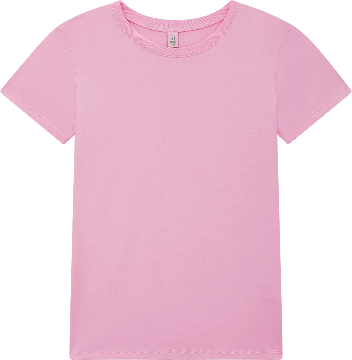 BAM02-PINK4 - Bamboo Women's Jersey T-shirt - Pink