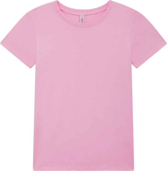 BAM02-PINK2 - Bamboo Women's Jersey T-shirt - Pink