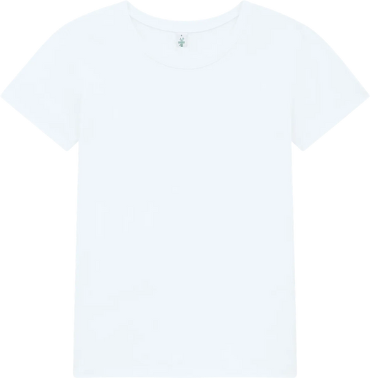BAM02-WH2 - Bamboo Women's Jersey T-shirt - White