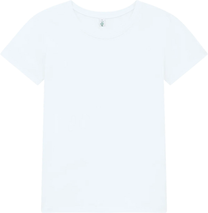 BAM02-WH1 - Bamboo Women's Jersey T-shirt - White