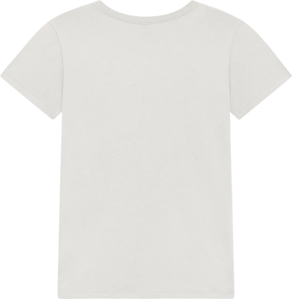 BAM02-WWH1 - Bamboo Women's Jersey T-shirt - Warm White
