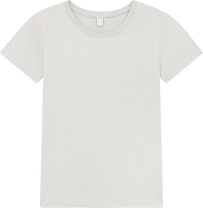 BAM02-WWH1 - Bamboo Women's Jersey T-shirt - Warm White
