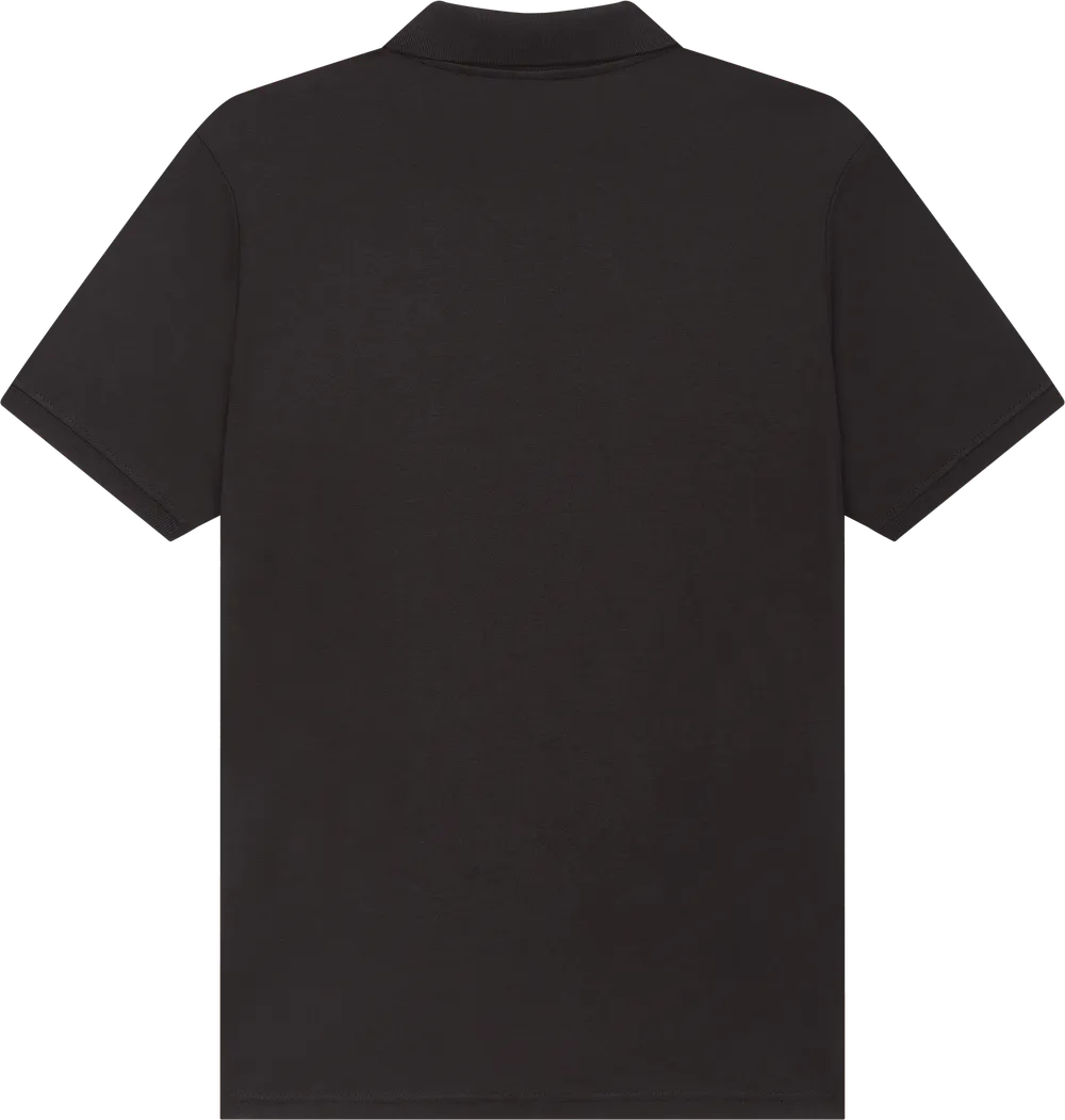 BAM03-BL2 - Jersey Polo Shirt - Black