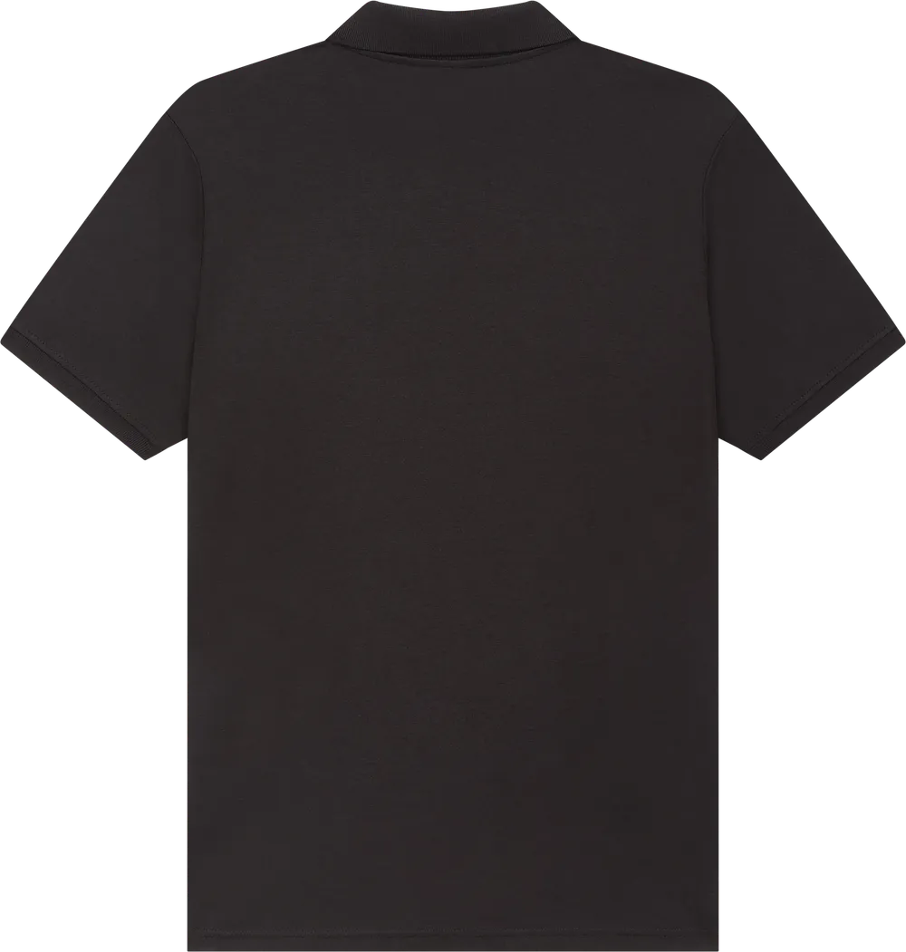 BAM03-BL4 - Jersey Polo Shirt - Black