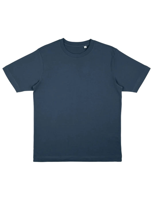 COR19-DE1 - Oversized Jersey T-shirt - Denim Blue