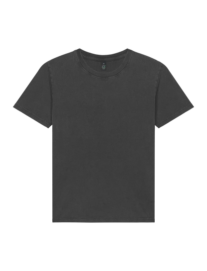 EP002-SBL2 - Women's Premium Jersey T-shirt - Stone Washed Black