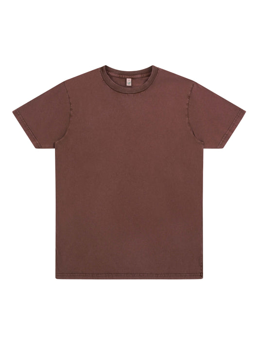 Earth Positive® Jersey T-shirt - Stone Washed Burgundy - M