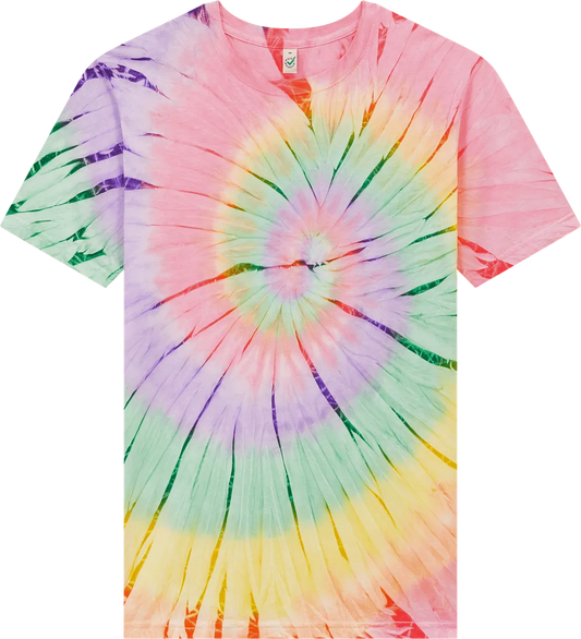 EP01-TD6 - Jersey T-shirt - Tie Dye Rainbow