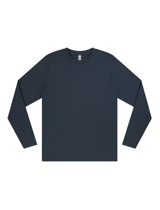 Earth Positive® Long Sleeve T-shirt - Denim Blue - S