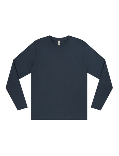 Earth Positive® Long Sleeve T-shirt - Denim Blue - M