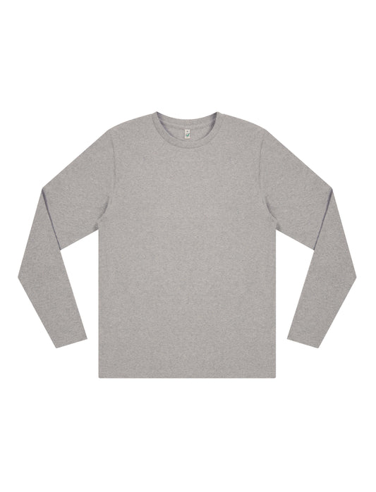 Earth Positive® Long Sleeve T-shirt - Light Heather - XL