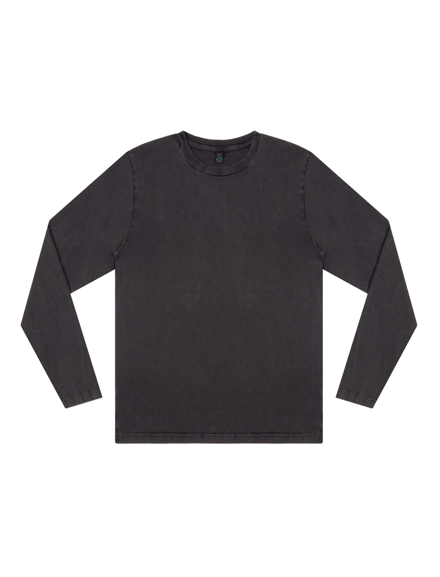 Earth Positive® Long Sleeve T-shirt - Stone Washed Black - S