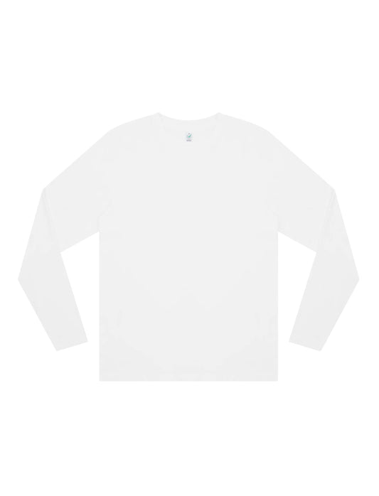 Earth Positive® Long Sleeve T-shirt - White - XL