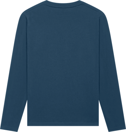 EP01L-DE4 - Earth Positive® Long Sleeve T-shirt - Denim Blue