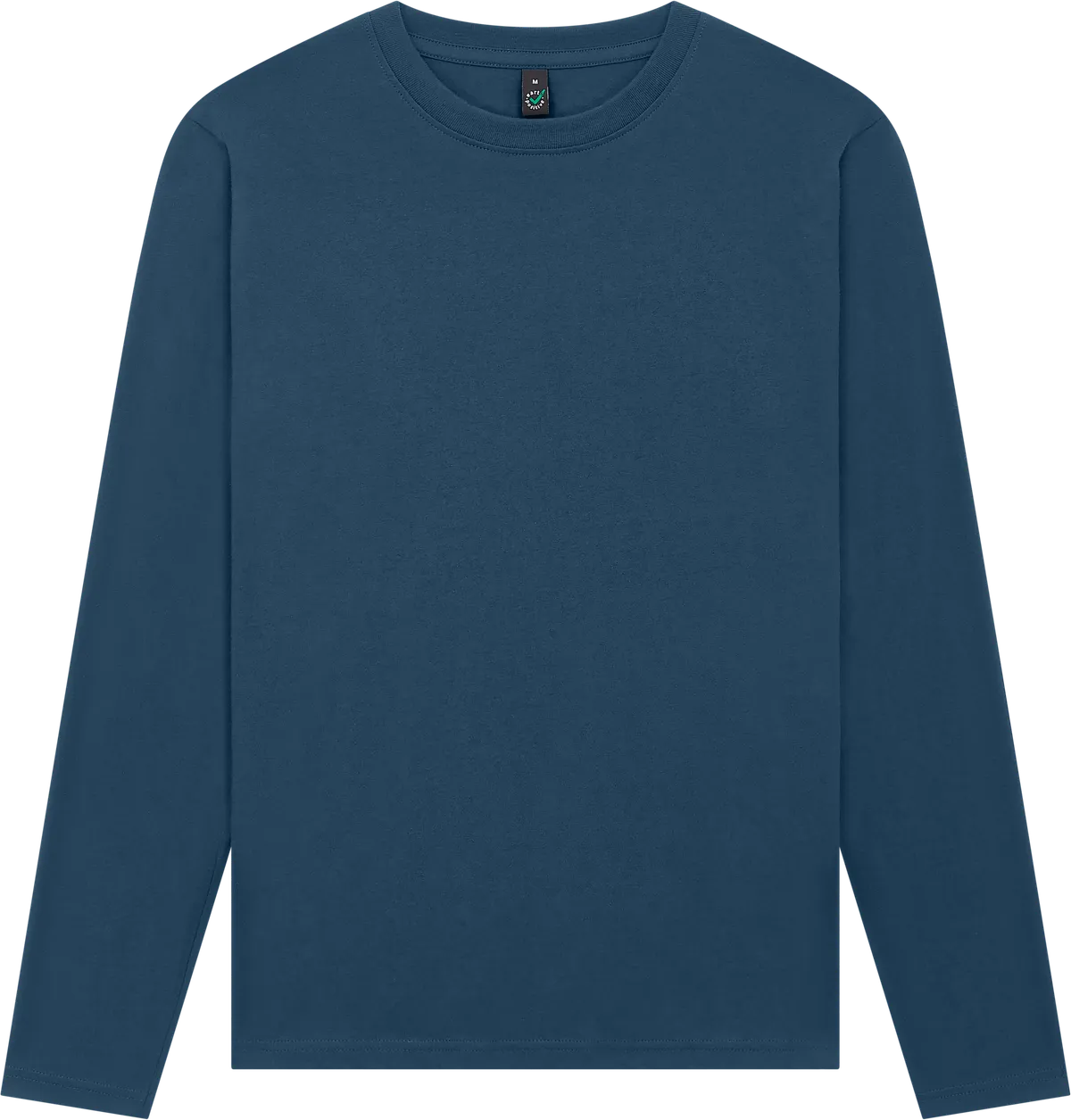 EP01L-DE3 - Earth Positive® Long Sleeve T-shirt - Denim Blue
