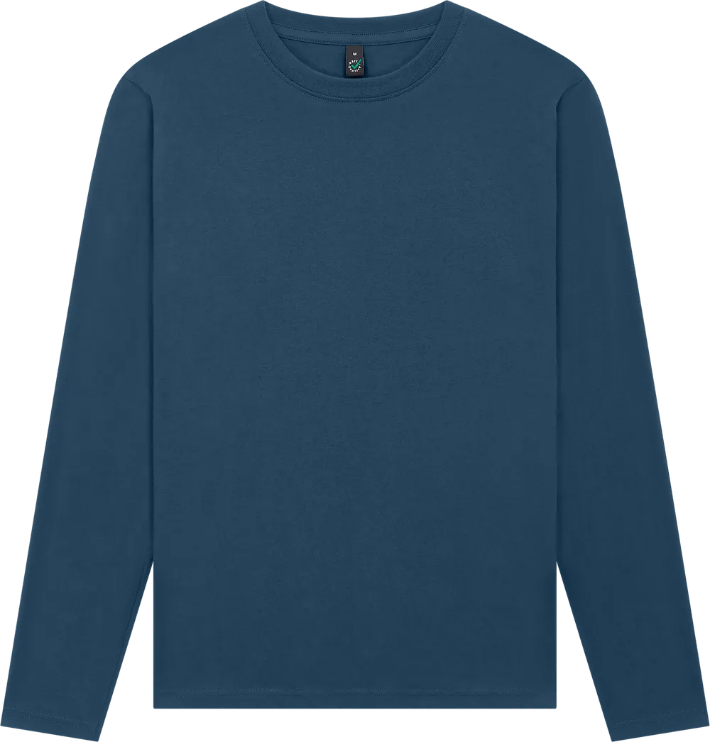 EP01L-DE5 - Long Sleeve T-shirt - Denim Blue