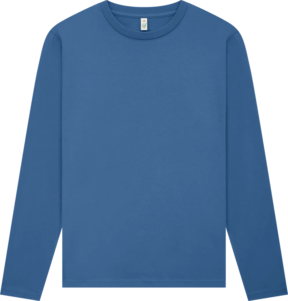 EP01L-FDE5 - Long Sleeve T-shirt - Faded Denim