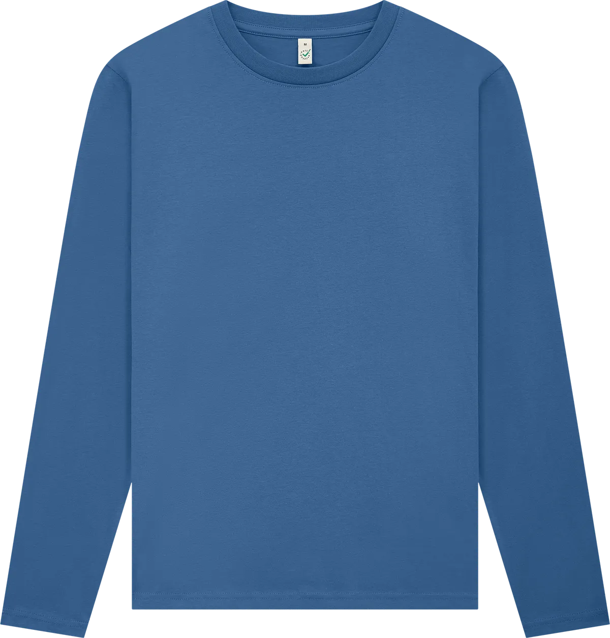 EP01L-FDE0 - Earth Positive® Long Sleeve T-shirt - Faded Denim