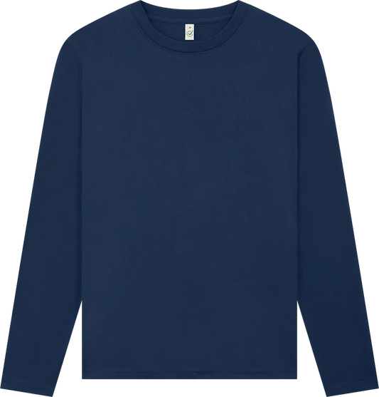 EP01L-FRNA5 - Earth Positive® Long Sleeve T-shirt - French Navy