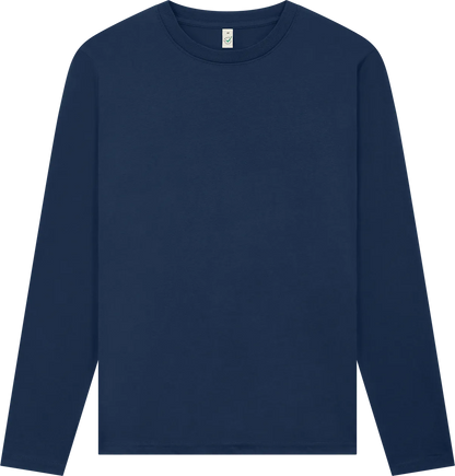 EP01L-FRNA3 - Earth Positive® Long Sleeve T-shirt - French Navy