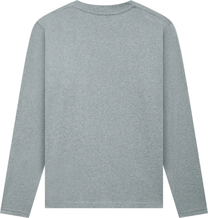 EP01L-LHE5 - Earth Positive® Long Sleeve T-shirt - Light Heather