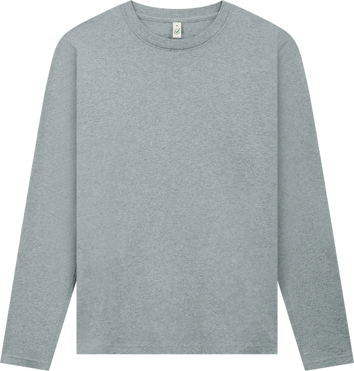 EP01L-LHE2 - Earth Positive® Long Sleeve T-shirt - Light Heather