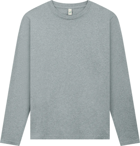 EP01L-LHE1 - Earth Positive® Long Sleeve T-shirt - Light Heather