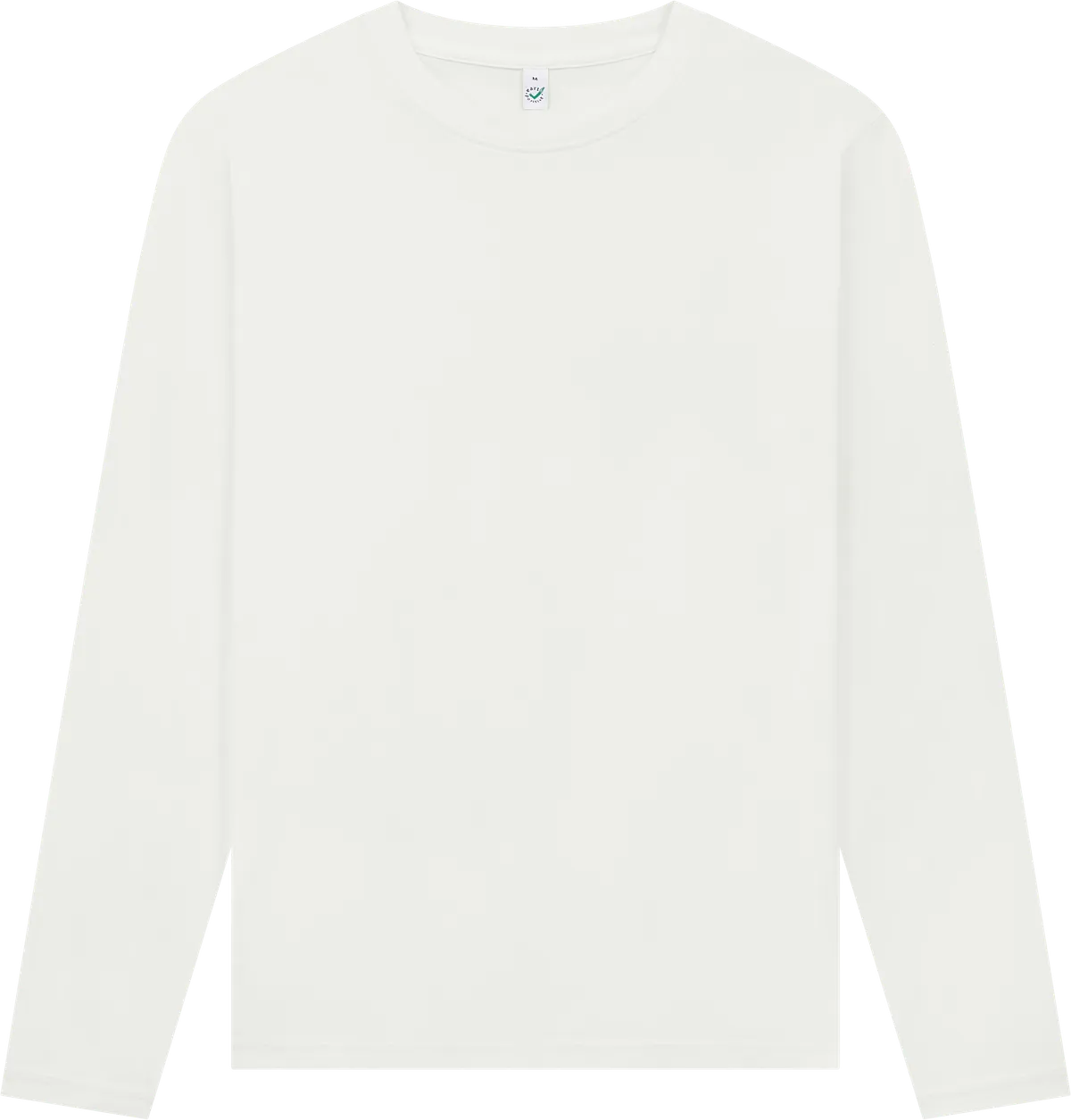 EP01L-SWH5 - Earth Positive® Long Sleeve T-shirt - Stone Washed White