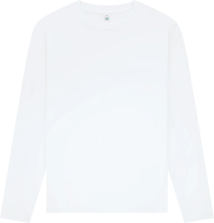 EP01L-WH3 - Earth Positive® Long Sleeve T-shirt - White
