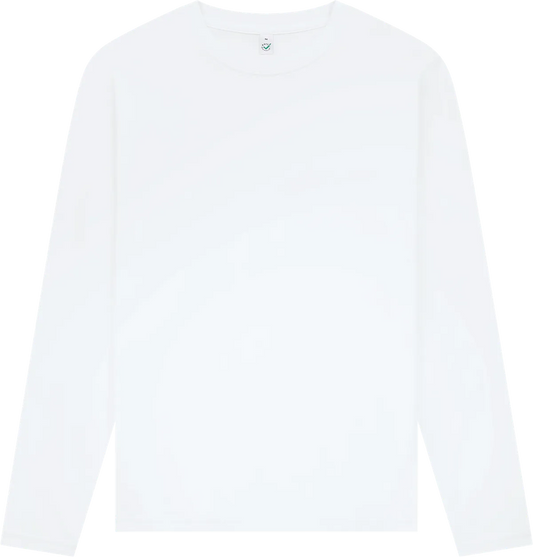 EP01L-WH3 - Earth Positive® Long Sleeve T-shirt - White