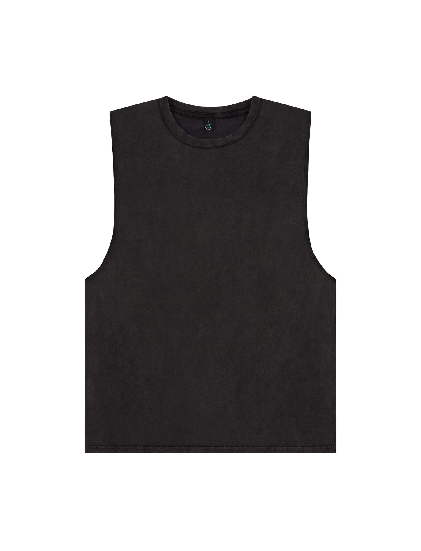 Earth Positive® Sleeveless T-shirt - Stone Washed Black - L