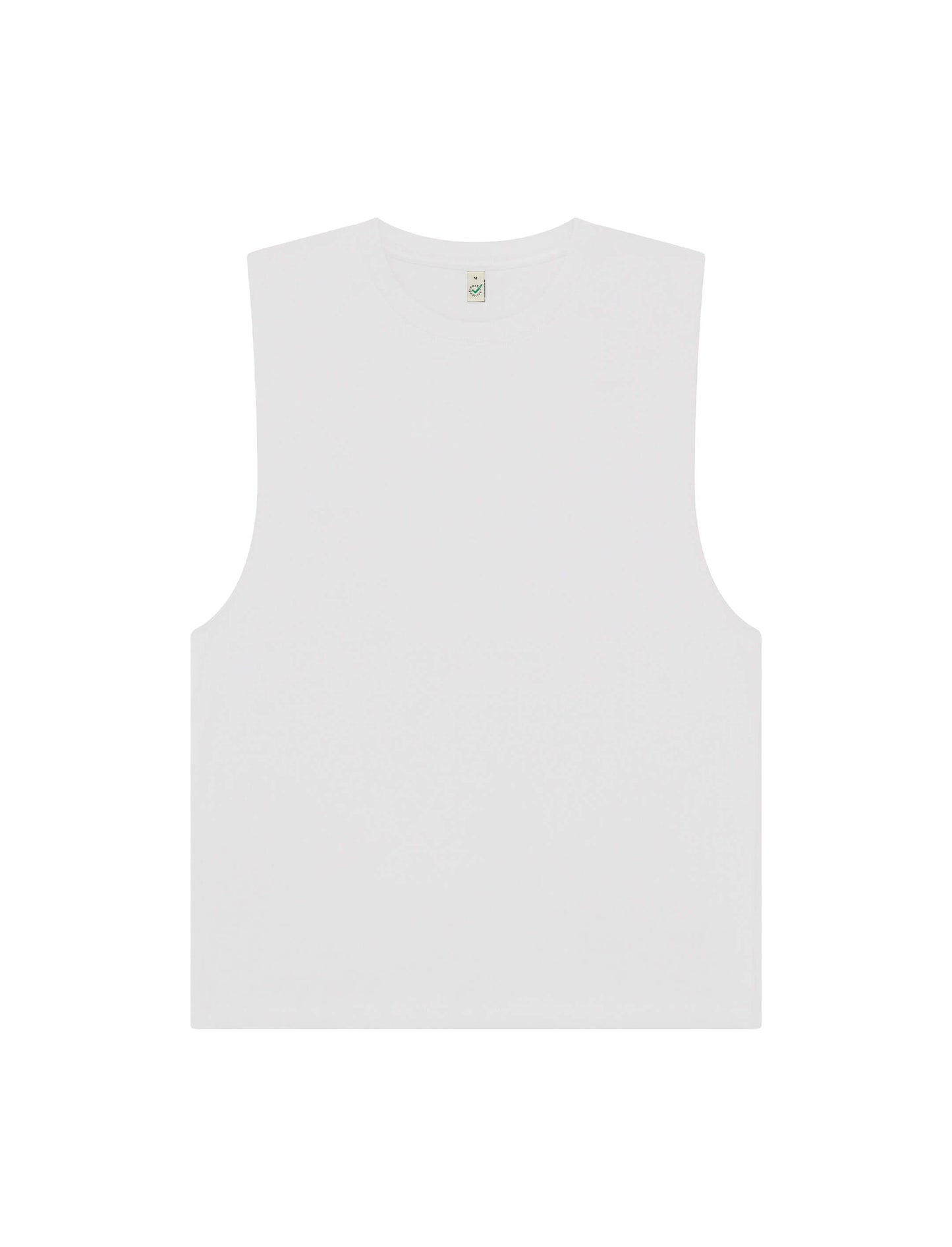 Earth Positive® Sleeveless T-shirt - White - 2XL