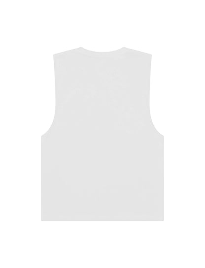 Earth Positive® Sleeveless T-shirt - White - 2XL