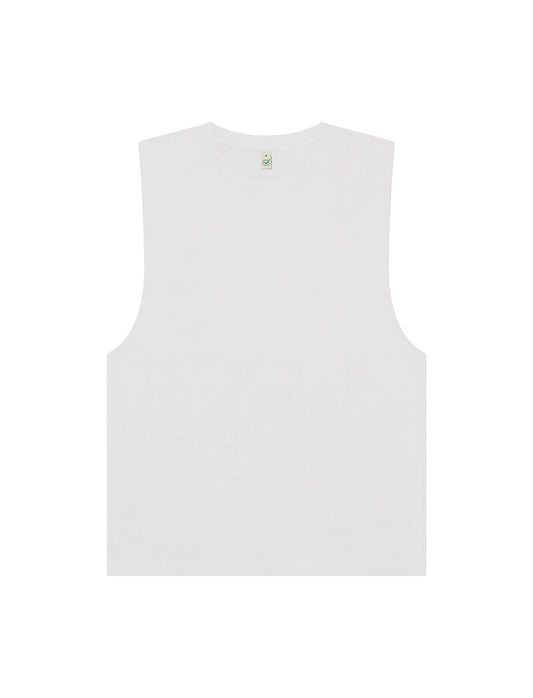 Earth Positive® Sleeveless T-shirt - White - 2XL