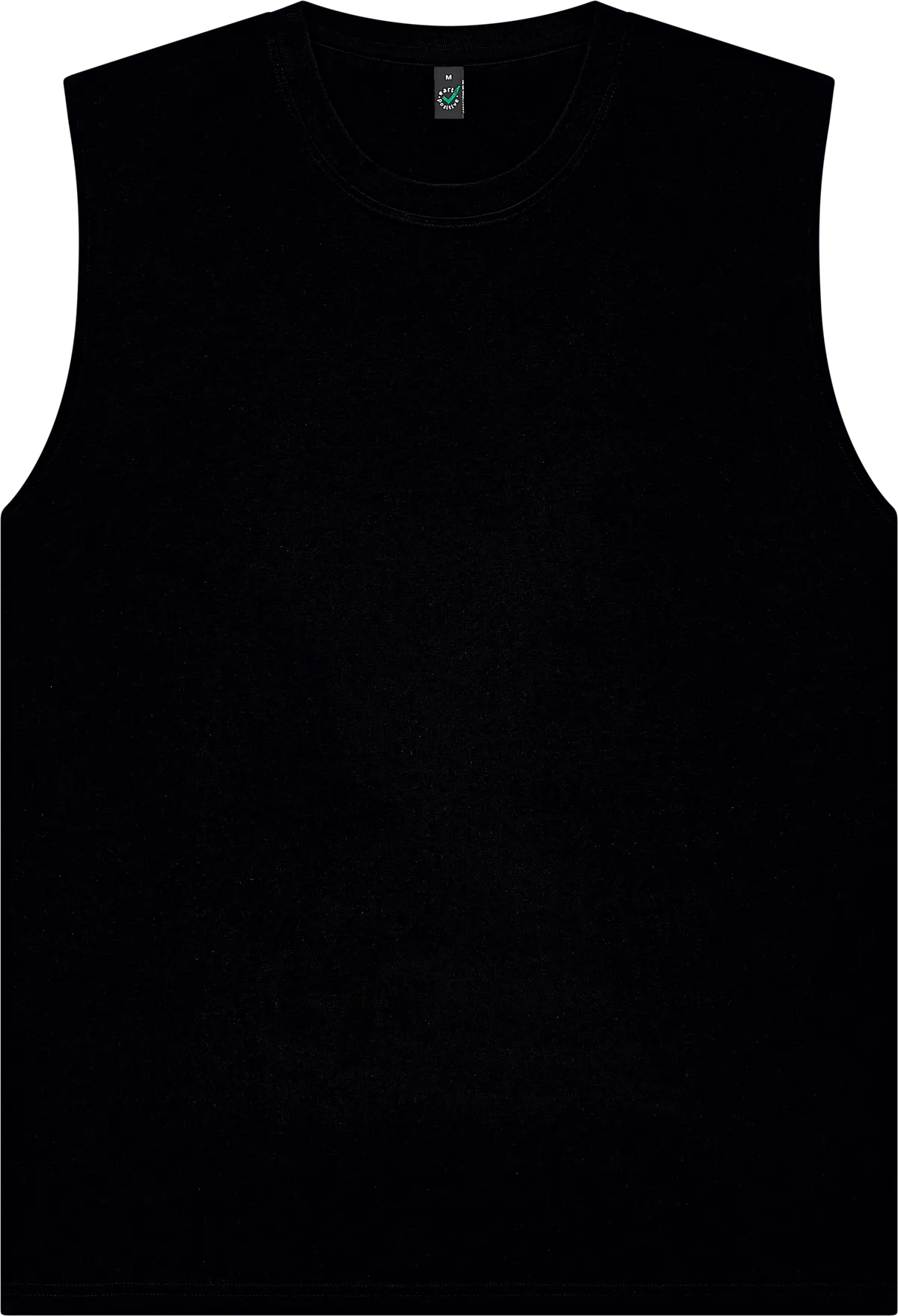 EP01S-BL3 - Earth Positive® Sleeveless T-shirt - Black
