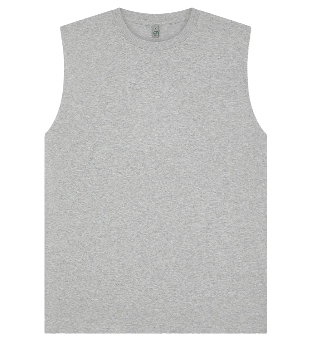 EP01S-LHE3 - Sleeveless T-shirt - Light Heather