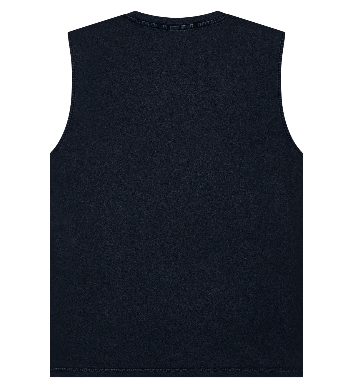 EP01S-SBL0 - Sleeveless T-shirt - Stone Washed Black