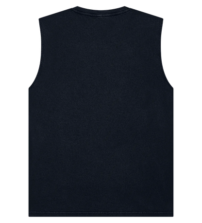 EP01S-SBL4 - Sleeveless T-shirt - Stone Washed Black