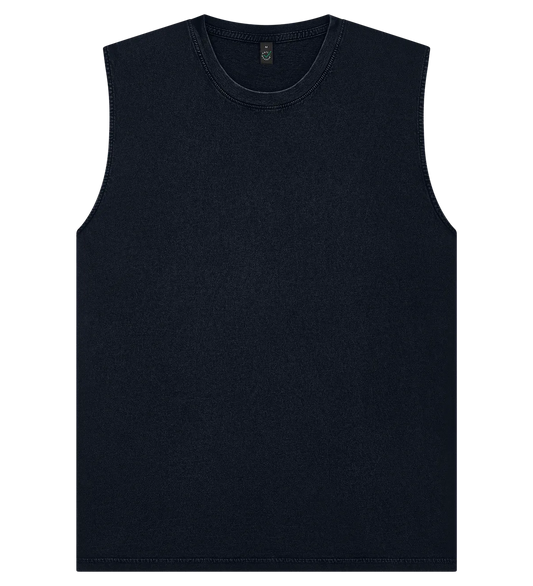 EP01S-SBL1 - Sleeveless T-shirt - Stone Washed Black
