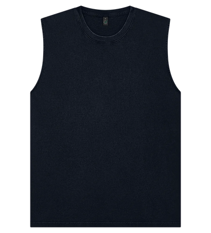 EP01S-SBL3 - Sleeveless T-shirt - Stone Washed Black