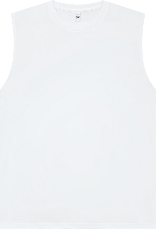 EP01S-WH2 - Earth Positive® Sleeveless T-shirt - White