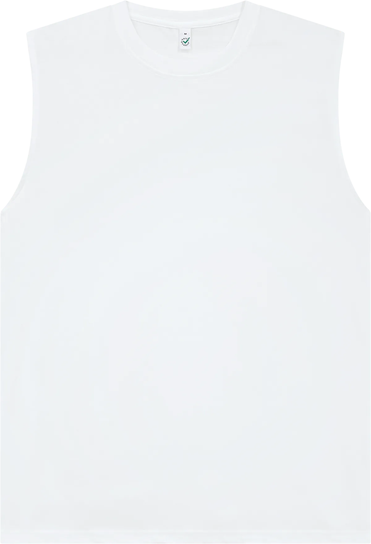 EP01S-WH5 - Earth Positive® Sleeveless T-shirt - White