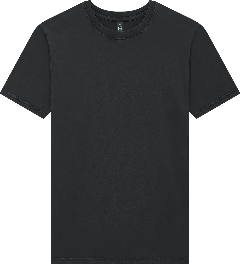 EP01-SBL2 - Jersey T-shirt - Stone Washed Black