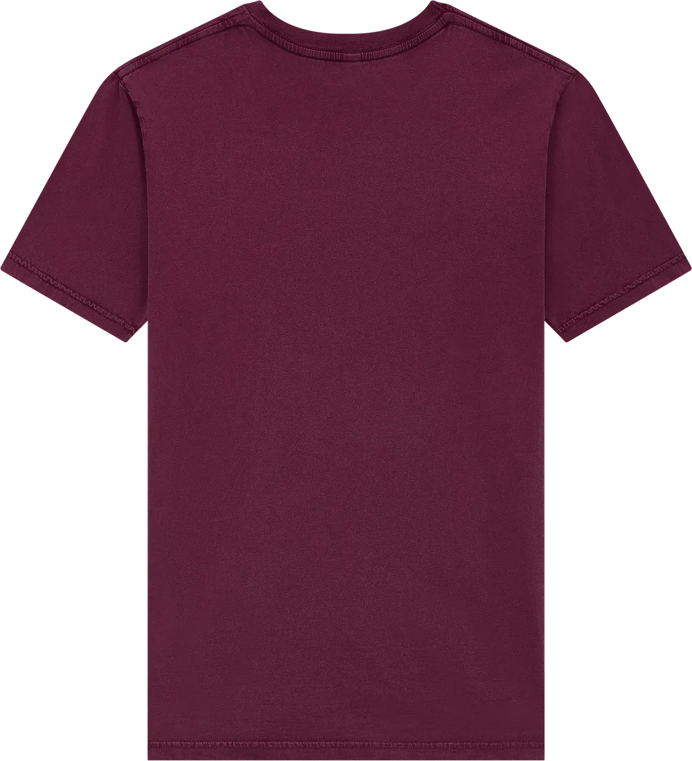 EP01-SBU3 - Jersey T-shirt - Stone Washed Burgundy