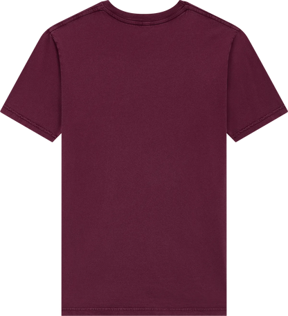 EP01-SBU5 - Earth Positive® Jersey T-shirt - Stone Washed Burgundy