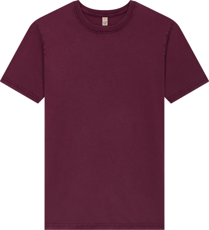EP01-SBU4 - Jersey T-shirt - Stone Washed Burgundy