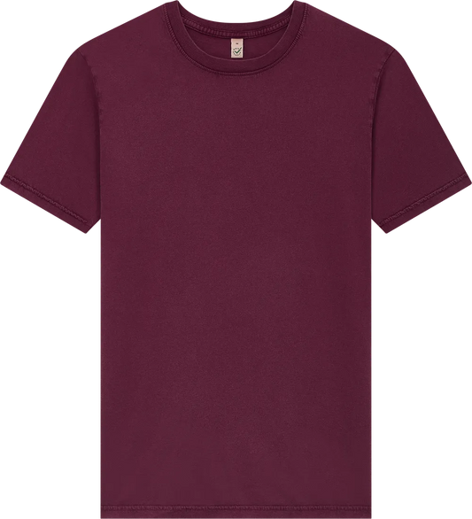 EP01-SBU4 - Jersey T-shirt - Stone Washed Burgundy